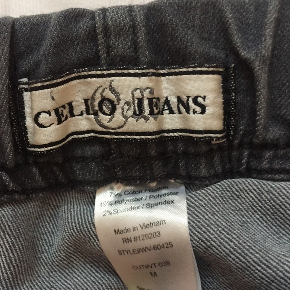 Light medium gray jeggings - skinny jeans with no - Picture 6 of 6